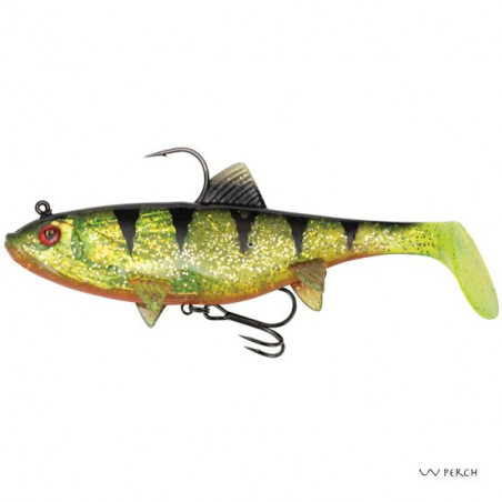 Gummifische Fox Rage Wobble Replicant - montierter Shad