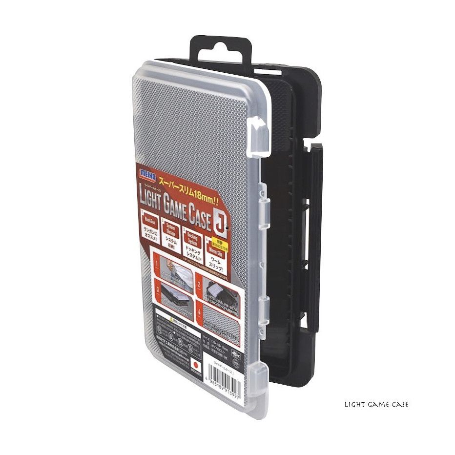 Aufbewahrungsbox Meiho Light Game Case Schwarz
