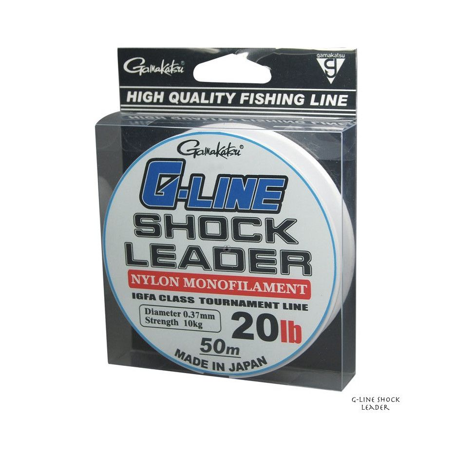 Nylon Monofilament Gamakatsu G-Line Shock Leader 50m