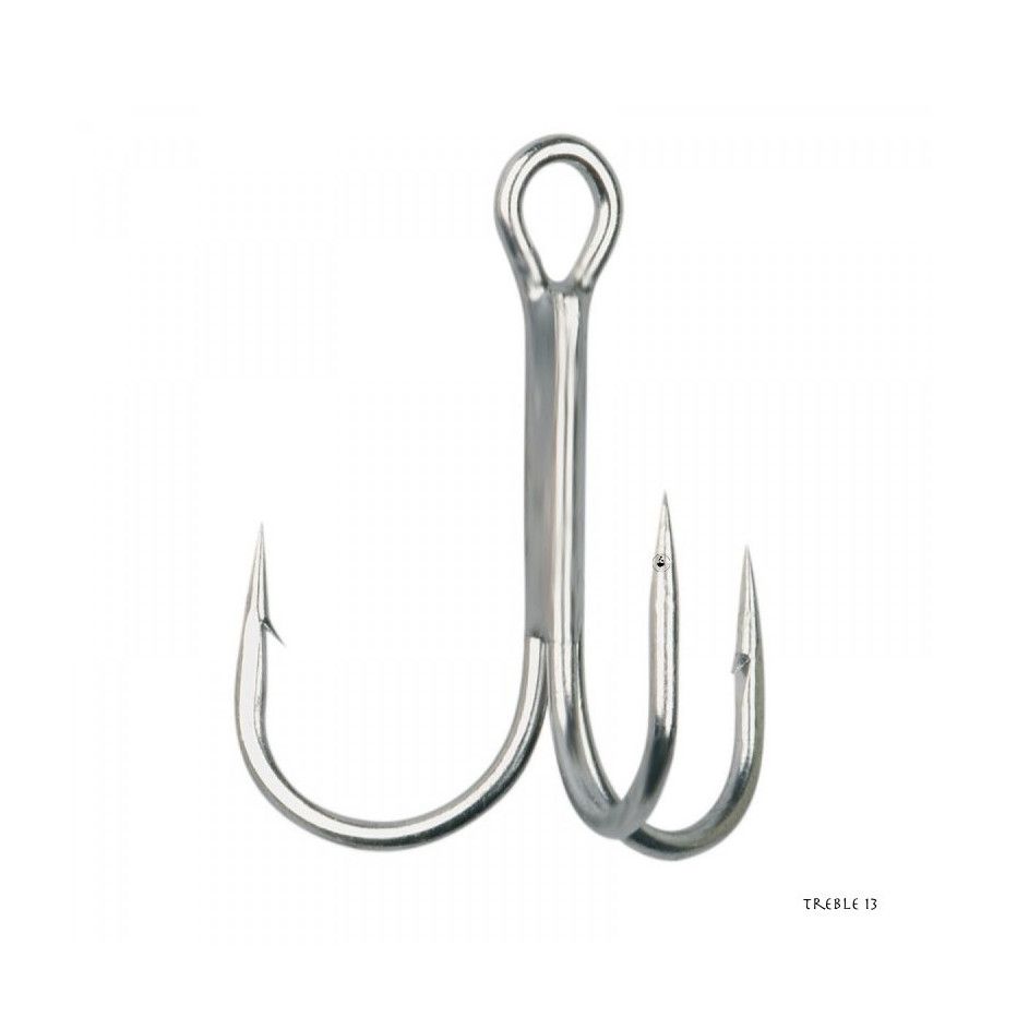 Haken Dreifach Gamakatsu Treble 13 Nickel