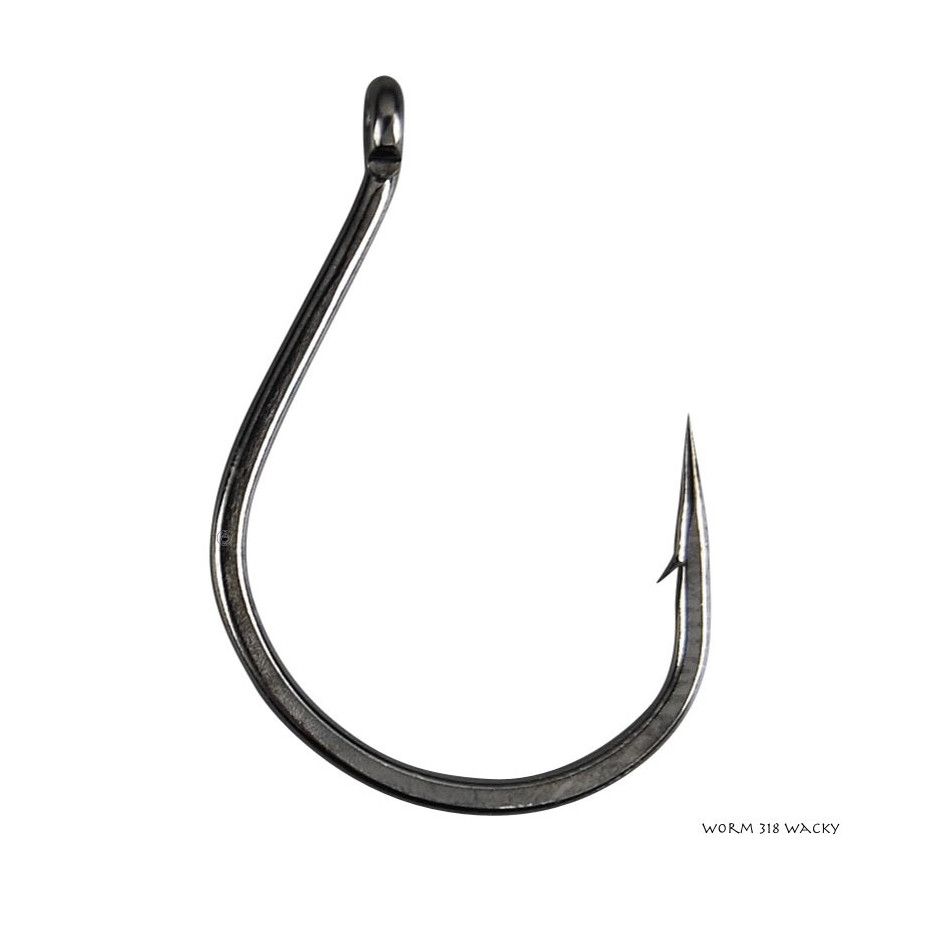 Single hook Gamakatsu Worm 318 Wacky