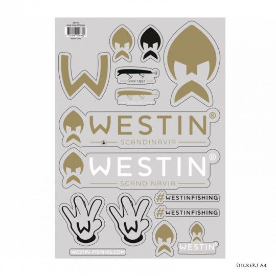 Aufkleberbogen Westin Stickers A4