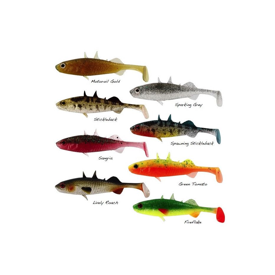 Leurre Souple Westin Stanley The Stickleback 5,5cm