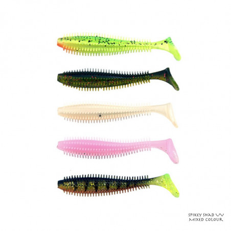 Gummifische Fox Rage Spikey Shad UV Mixed Colour Pack