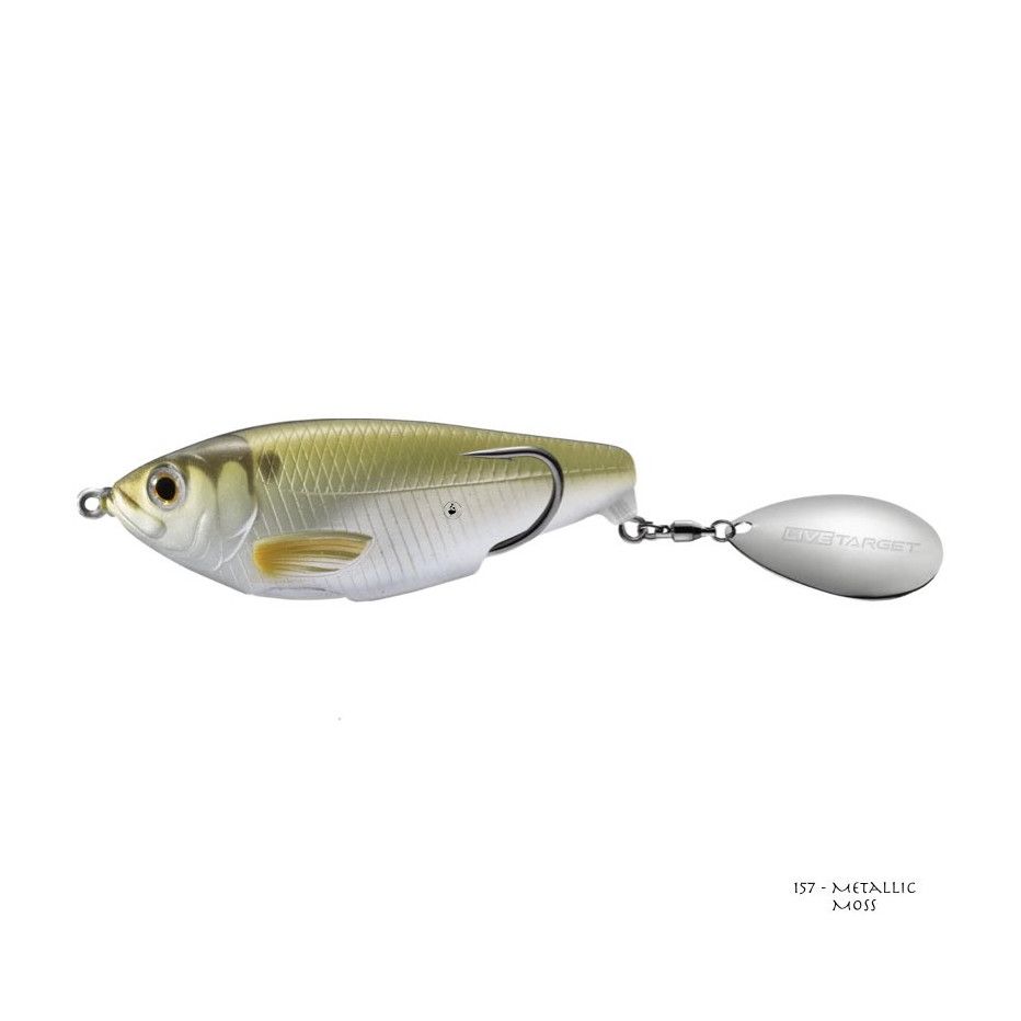 Leurre Souple Live Target Commotion Shad Hollow Body 9cm