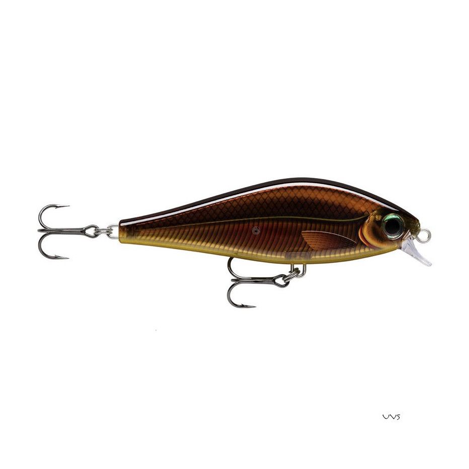Leurre Rapala Shadow Rap à Coul. Lent SDR07/BG - Crankbait, Sonore, Pour Bass