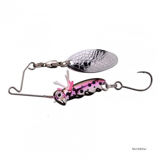 Kunstköder Spro Larva Micro Spinnerbait 7g Einzelhaken