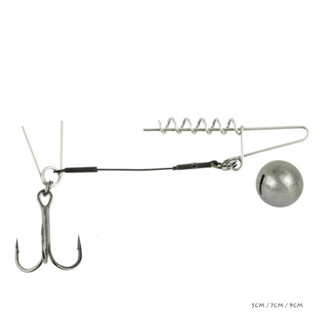 Installation Spro Softbait Spiral Stinger Rig