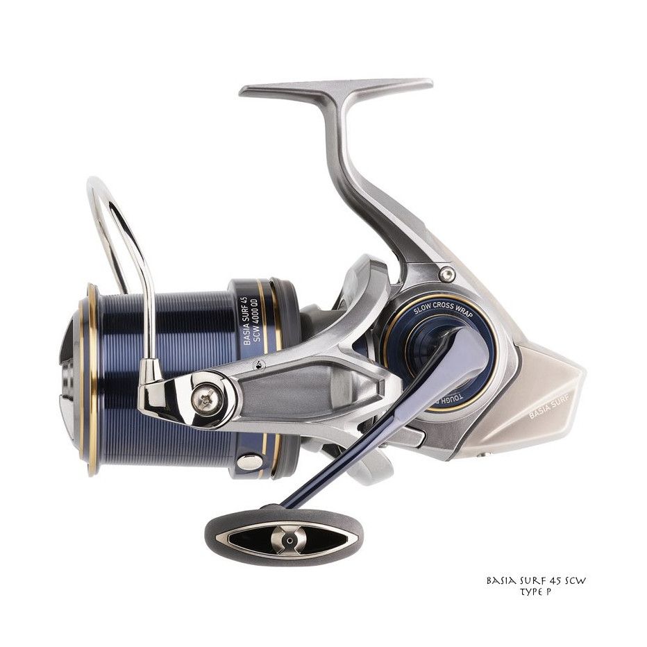 Große Spule Daiwa Basia Surf 45 SCW Typ P - Brandungsangeln