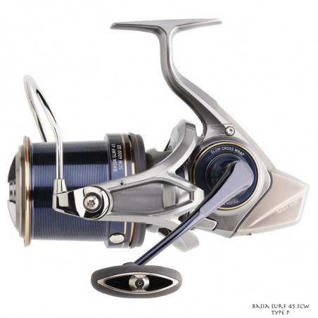 Große Spule Daiwa Basia Surf 45 SCW Typ P - Brandungsangeln