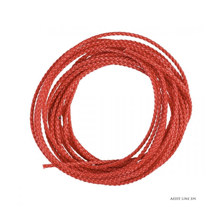 Geflochtene Angelschnur Rot für Assist Hook Daiwa Samurai Line 3m