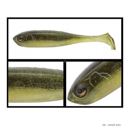 Leurre pour le sandre et la perche Adusta Penta Shad 10cm