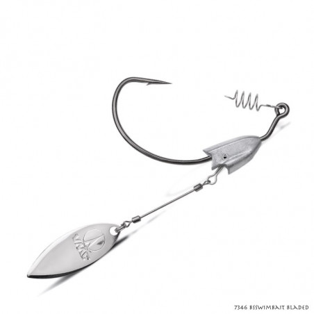 Haken Texan mit blinker VMC 7346 BS Swimbait Bladed