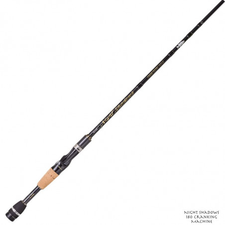 Angelruten Faser Illex Night Shadows B 180 MLFG Cranking Maschine