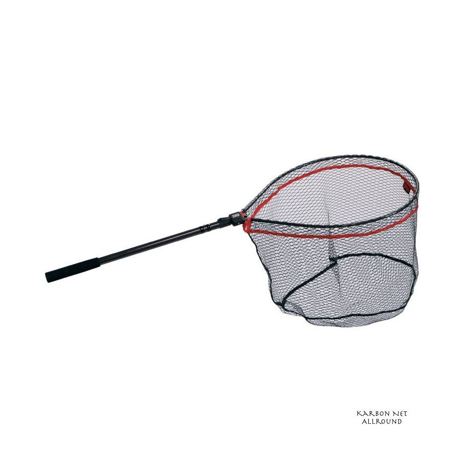 Kescher Rapala Karbon All Round Net - Korb 50 x 60cm