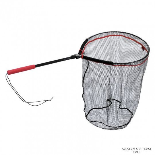 Kescher Rapala Karbon Belly Boat Netz - Korb 50 x 60cm