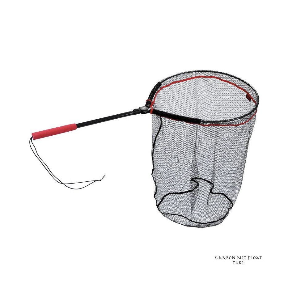Kescher Rapala Karbon Belly Boat Netz - Korb 50 x 60cm
