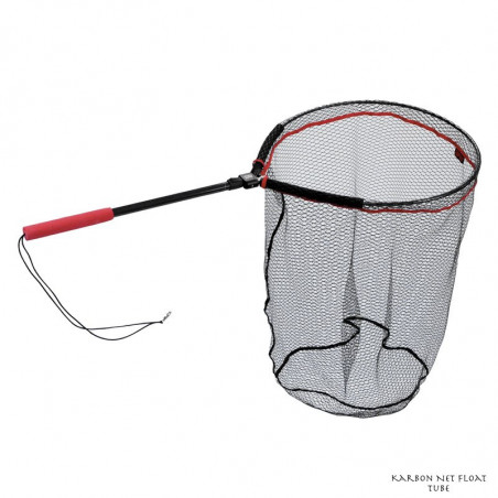 Kescher Rapala Karbon Belly Boat Netz - Korb 50 x 60cm