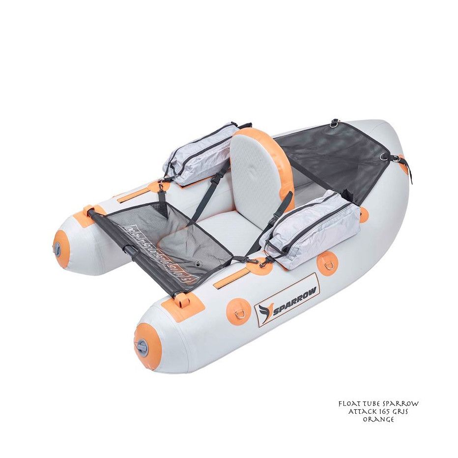Belly Boat Schlauchlos Sparrow Attack 165 - Gewicht 6,6kg