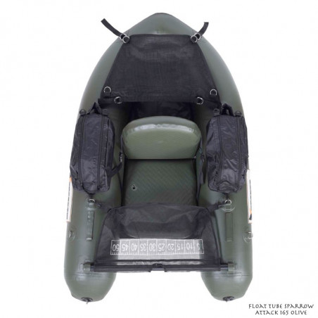 Belly Boat Schlauchlos Sparrow Attack 165 - Gewicht 6,6kg