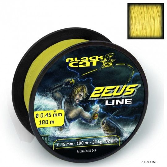 Geflochtene Angelschnur Black Cat Zeus Line - 2 verschiedene Durchmesser