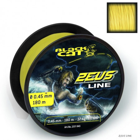 Geflochtene Angelschnur Black Cat Zeus Line - 2 verschiedene Durchmesser