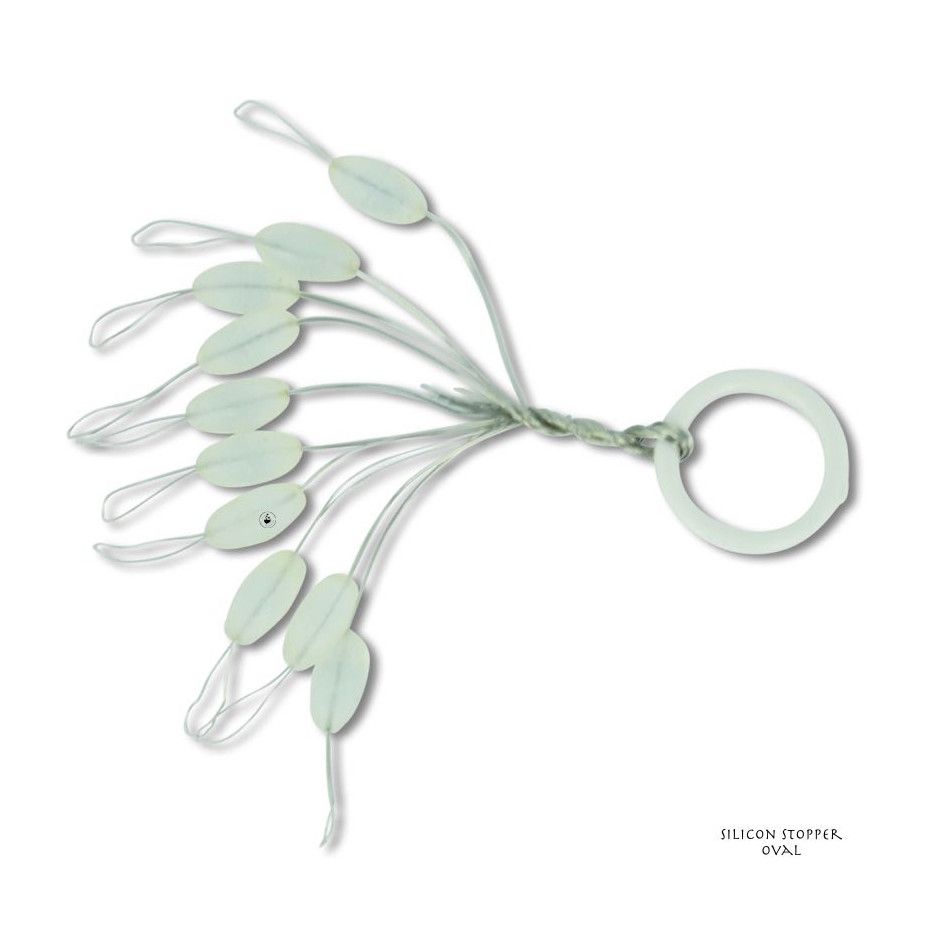 Kugel Black Cat Silikon Stopper Oval 7mm für Unterwasser-Float