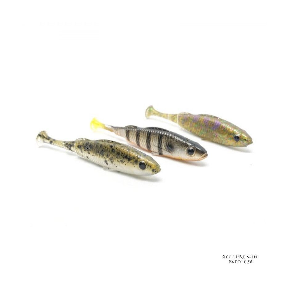 Gummifische Sico Lure Mini Paddle 5,8cm - Für die Forelle