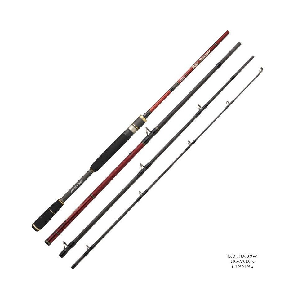 Rod Hearty Rise Red Shadow Traveler Spinning