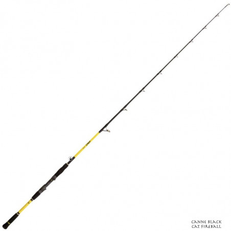 Angelruten Black Cat Fireball 200 - Casting oder Spinning