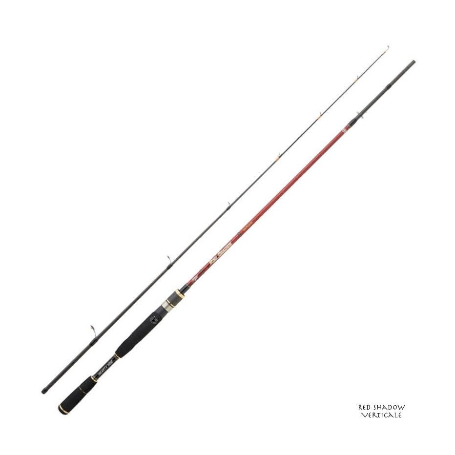 Spinning rod Hearty Rise Red Shadow Vertical