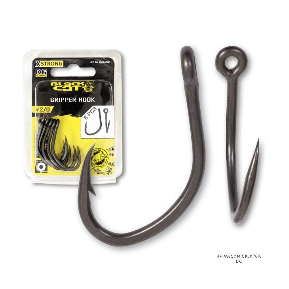 Haken für den Wels Black Cat Gripper DG