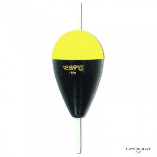 Durchbohrter Schwimmer für das angeln des Wels Black Cat