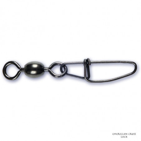 Catfish fishing swivel Black Cat Cross Lock