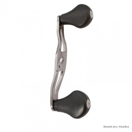Kurbel Aluminium Lew's Bowed Alu Handle 95mm für Casting Rolle