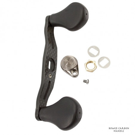 Mango de carbono para carretes de casting Lew's Bowed Carbon Handle 95mm