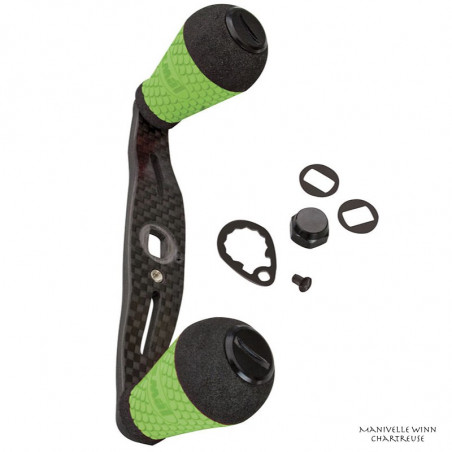 Manivelle Carbone Lew's Winn Grip Handle pour moulinet casting