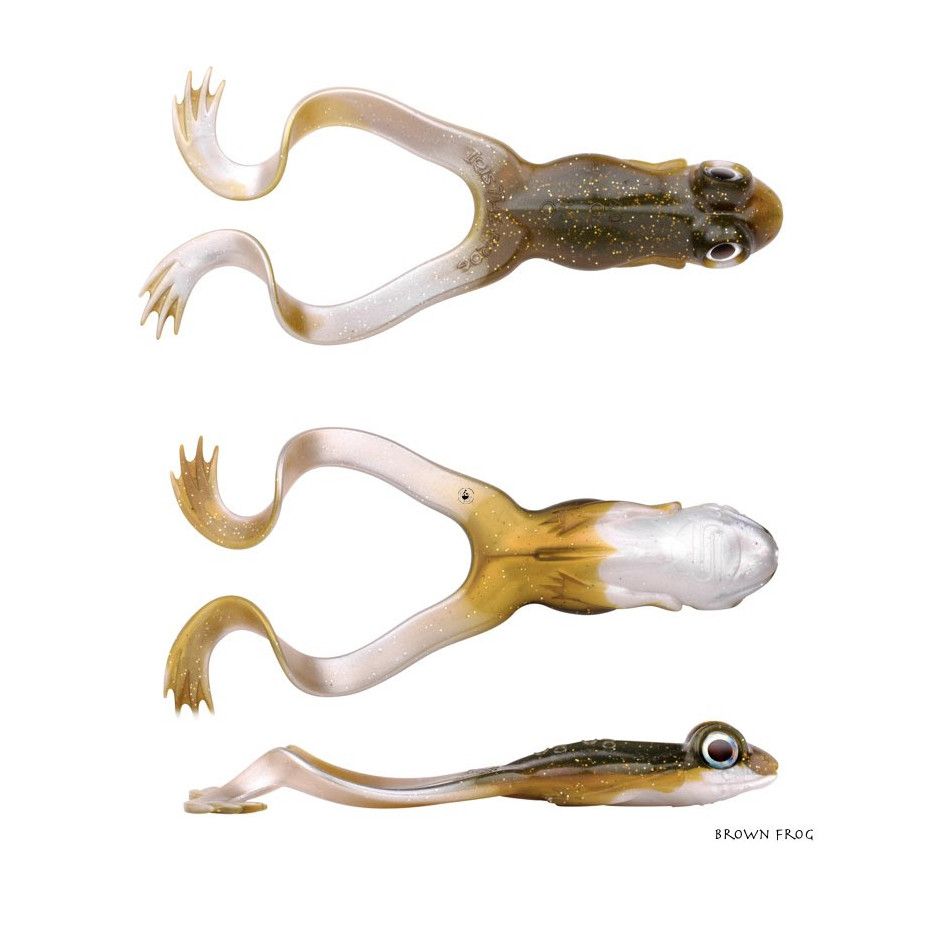 Gummifische Spro Iris The Frog 12cm