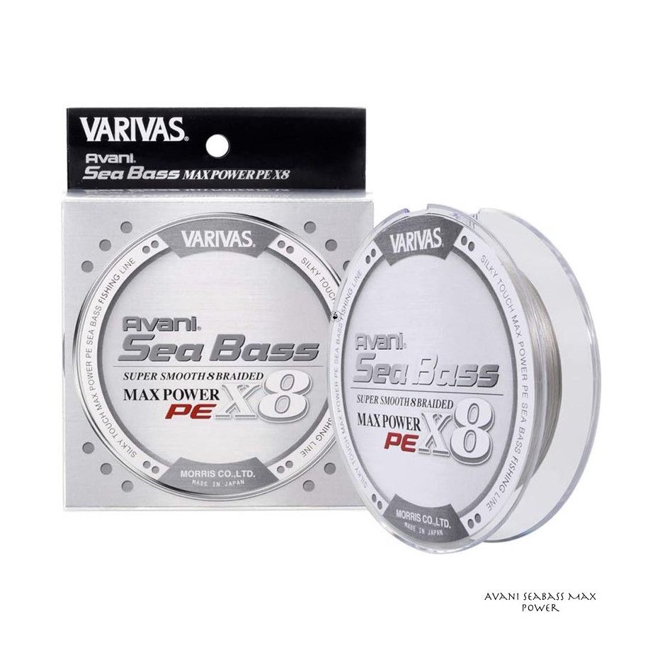 Braid Varivas Avani Seabass Max Power Stealth Grey 150m