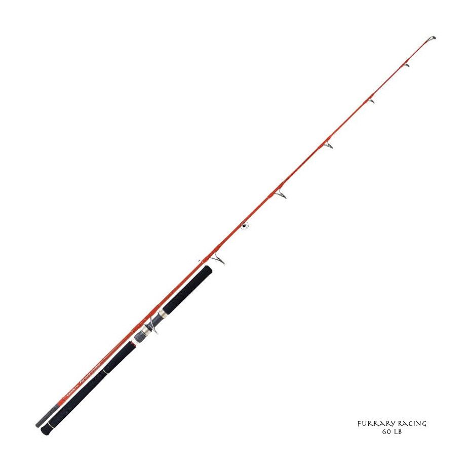 Angelruten Exo und Thunfisch Spinning Tenryu Furrary Racing 60 LB
