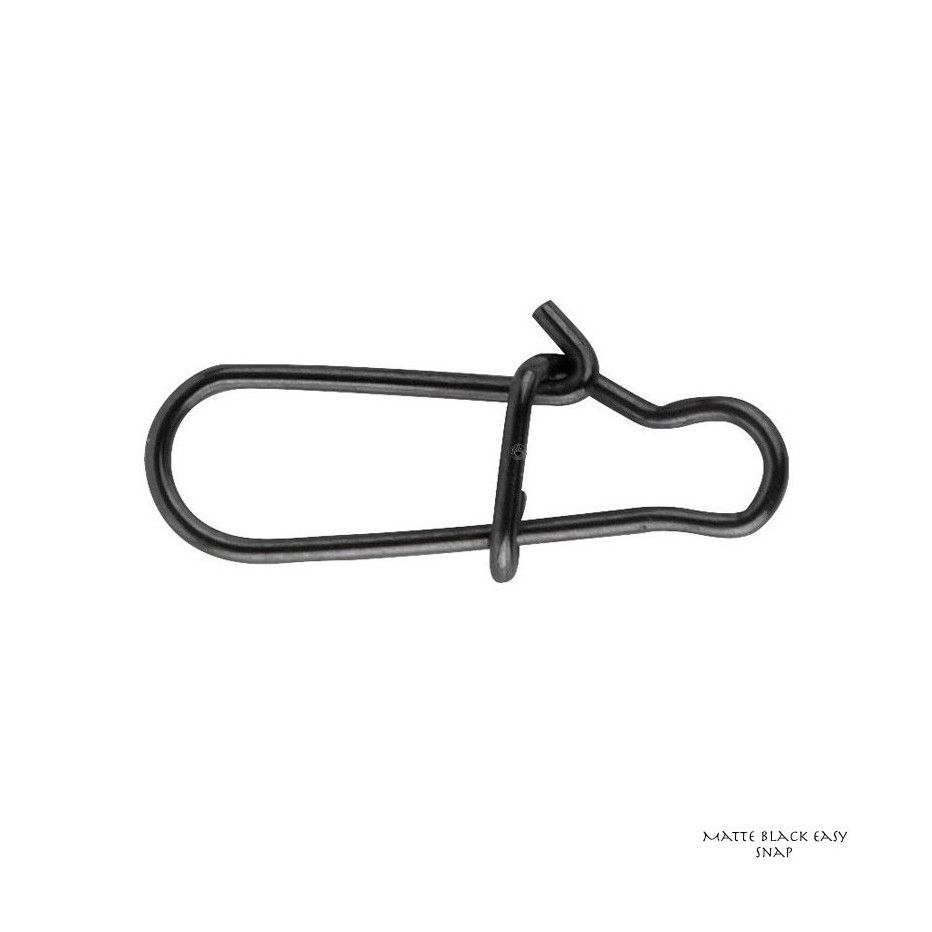 Klammer Spro Mattschwarz Easy Snap