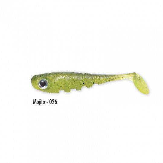 Leurre Souple Delalande toupti Shad 4cm à l'unité