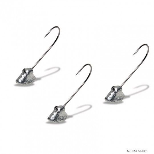 Köpfe Bleiiert Delalande Micro Sabot H4 - kunstköder von 4 bis 5cm