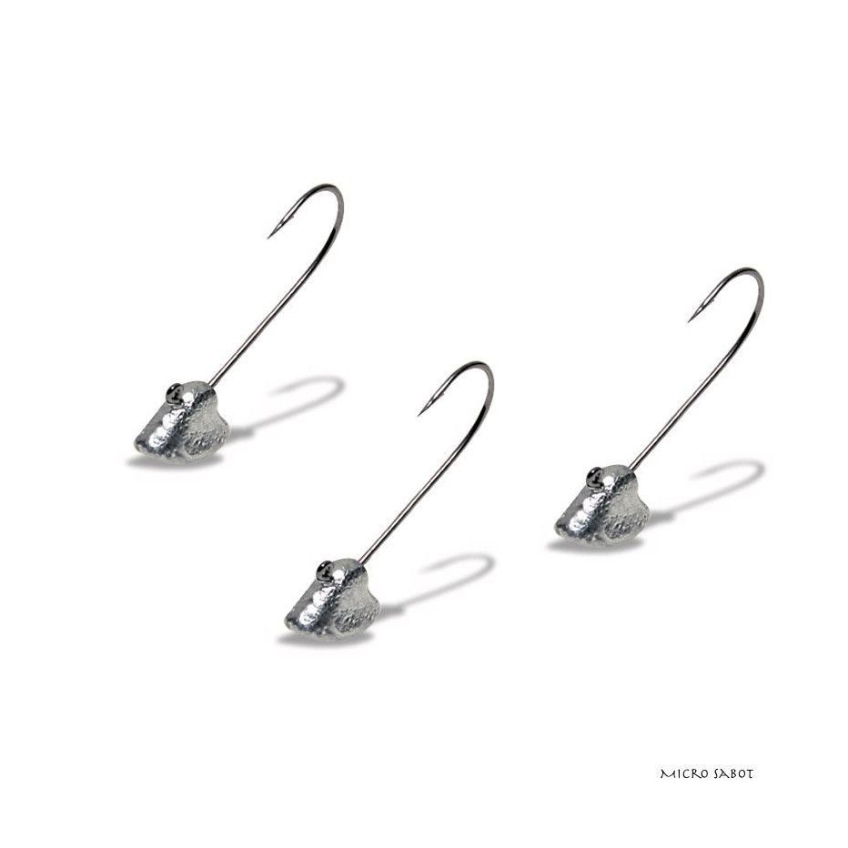 Köpfe Bleiiert Delalande Micro Sabot H4 - kunstköder von 4 bis 5cm