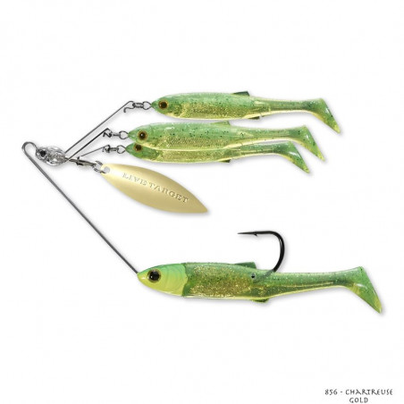 Spinnerbait Live Target Baitball Spinner Rig Pequeño 11g