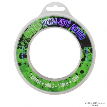 Monofilament Madcat Ultra-Soft Leader Mono 50m