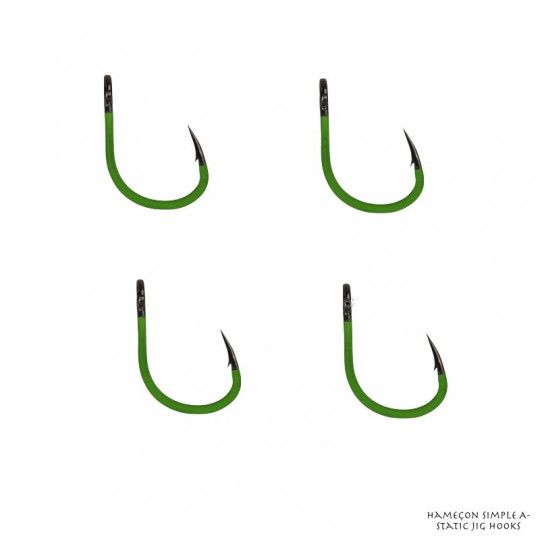 Single hook Madcat A-Static Jig Hooks
