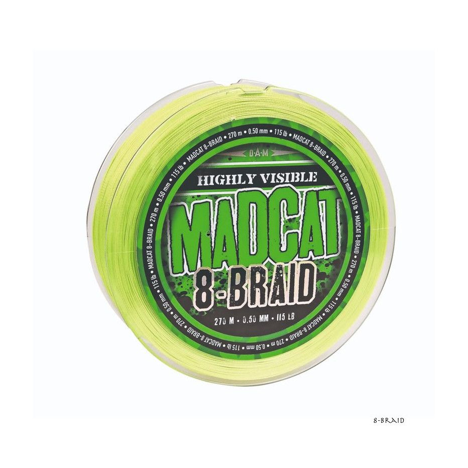 Hilo Trenzado Madcat 8-Braid 270m