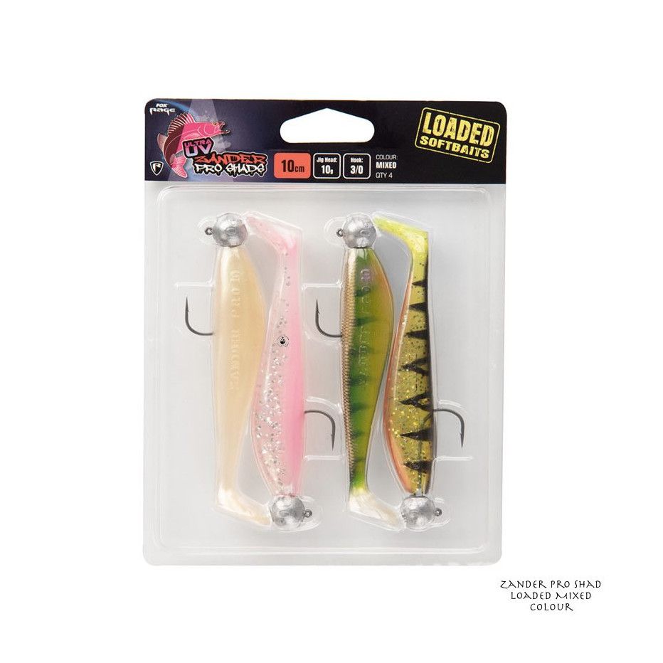 Leurre Souple Fox Rage Zander Pro Loaded UV Colour