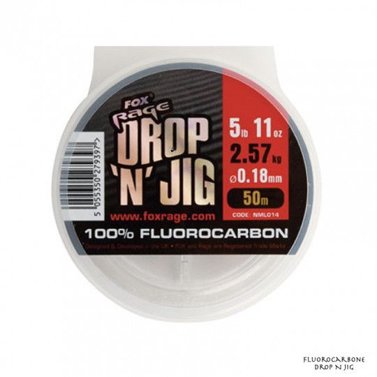 Fluorocarbon Spule Fox Rage Drop N Pilker 50m
